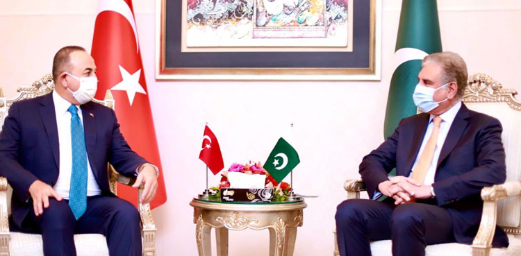 شاہ محمودقریشی کی ترک وزیرخارجہ سے ملاقات، عالمی سطح پر اسلاموفوبیا کے بڑھتے ہوئے رجحان پرتشویش کا اظہار