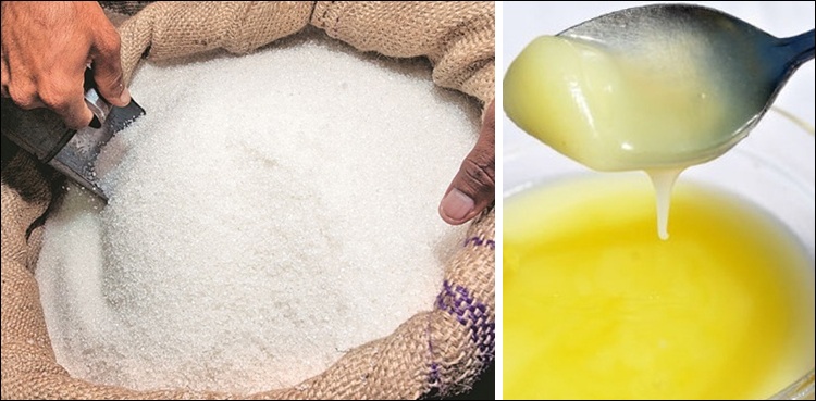 چینی کی قیمت 100 روپے تک پہنچ گئی، گھی کی قیمت میں بھی ہوش رُبا اضافہ