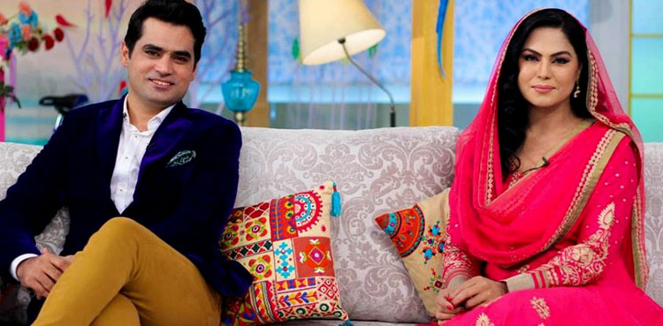 جھوٹے الزامات : ادکارہ وینا ملک کا  سابق شوہر کیخلاف 100 کروڑ روپے ہرجانہ کا دعوی دائر