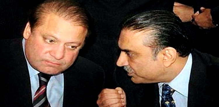 زرداری "ان ہاؤس تبدیلی” کے لئے نواز شریف کو قائل کرنے میں کامیاب