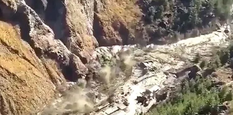 بھارت میں گلیشیر پھٹنے کے باعث تباہی، اہم ڈیم کو نقصان