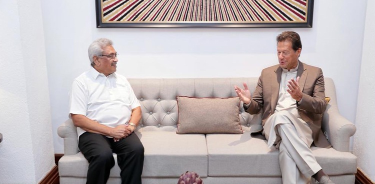 وزیراعظم عمران خان کی سری لنکن صدر سے  ون آن ون  ملاقات