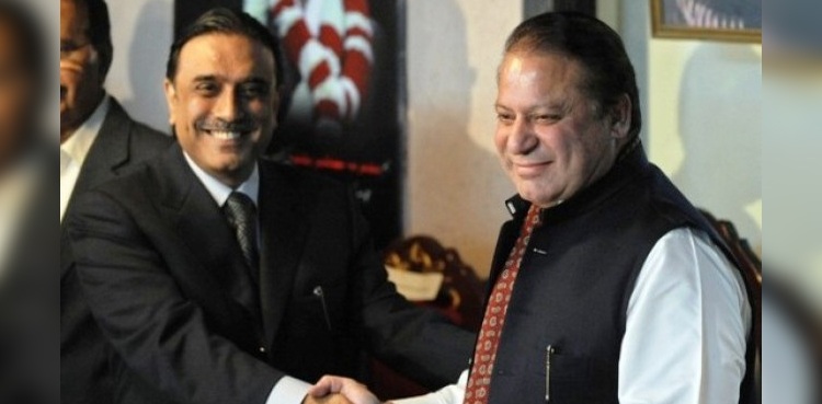 سینیٹ انتخاب : نوازشریف نے زرداری کو  یوسف رضاگیلانی کی مکمل حمایت کا یقین دلا دیا