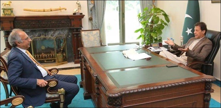 حفیظ شیخ کی وزیر اعظم سے ملاقات کے  بعد وزارت سے متعلق اہم فیصلہ