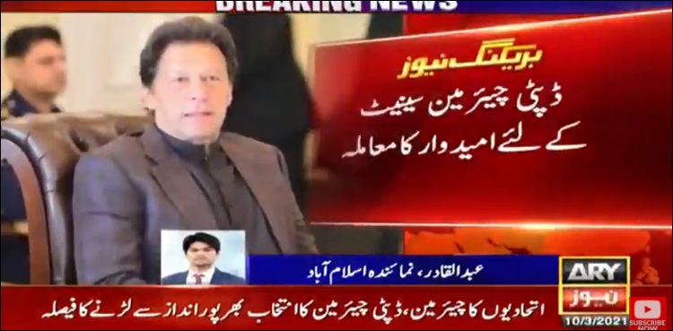 ڈپٹی چیئرمین سینیٹ کے لیے پی ٹی آئی امیدوار کون؟ اتحادیوں کا اہم فیصلہ