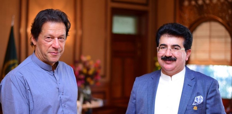 چیئرمین سینیٹ صادق سنجرانی نے  اپنی کامیابی کا سارا  کریڈٹ وزیراعظم کو دے دیا