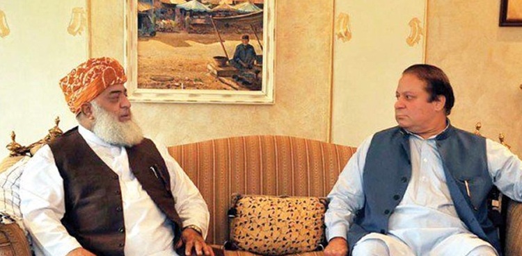 مولانا فضل الرحمان اور  نواز شریف رابطے کی اصل کہانی سامنے آگئی