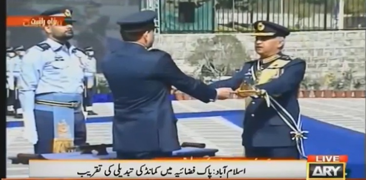 ائیر چیف مارشل  ظہیراحمد بابر سدھو نے پاک فضائیہ کی کمانڈ سنبھال لی