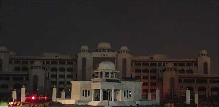 وزیر اعظم ہاؤس کی روشنیاں بجھا دی گئیں