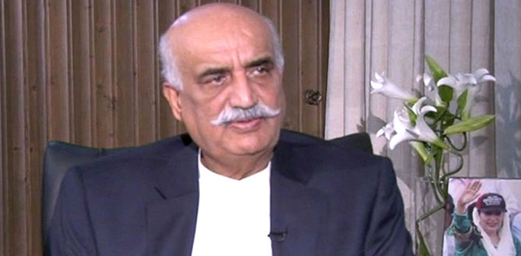 میری خواہش ہےعمران خان استعفیٰ نہ دیں، خورشید شاہ