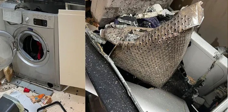 واشنگ مشین میں خوفناک دھماکہ: گھر دھوئیں سے بھرگیا، اہلخانہ کا کیا بنا؟