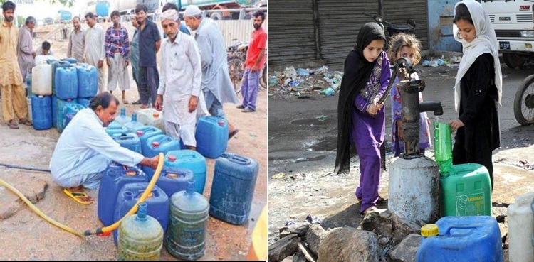 سندھ کے دوسرے بڑے شہر میں پانی کا سنگین بحران، لاکھوں افراد متاثر