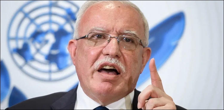 مسئلہ فلسطین پر پاکستان کا واضح مؤقف، فلسطینی وزیر خارجہ کی جانب سے پاکستان کا شکریہ