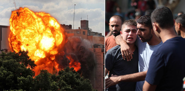 فلسطین میں جاری اسرائیلی بربریت ،’ آج مسلم امہ کے اتحاد کا امتحان ہے’