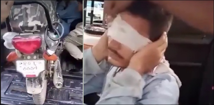 لیاری ایکسپریس وے پر شہری کو تھپڑ مارنے اور لوٹنے والے لٹیروں کو پولیس نے حکمت عملی سے قابو کر لیا (ویڈیو)