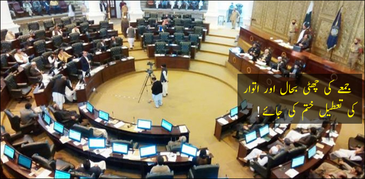 جمعے کو سرکاری چھٹی دینے کی قرار داد متفقہ طور پر منظور