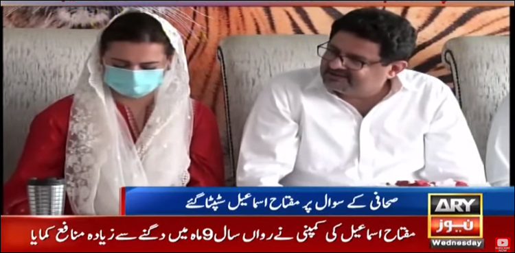ملکی معیشت پر سوال کرنے والے مفتاح اسماعیل صحافی کے سوال پر سٹپٹا گئے