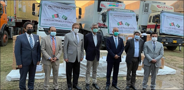 پاکستان کا افغانستان کے لیے کرونا سے متعلقہ آلات اور سامان کا تحفہ