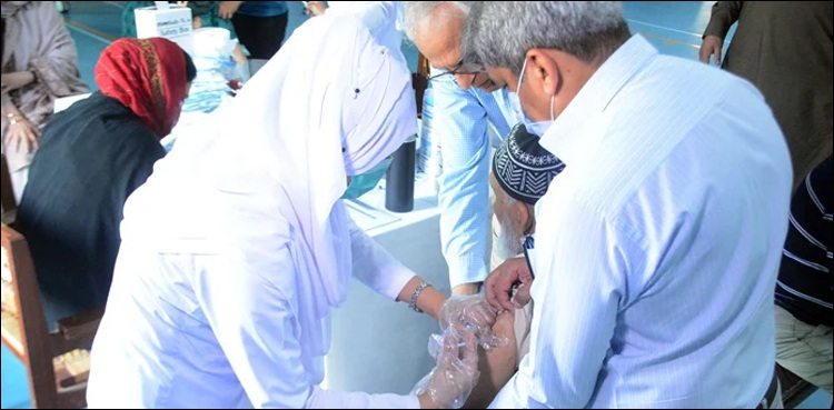 وزیر اعظم کی ہدایت پر ماس ویکسینیشن مہم کے آغاز پر عمل درآمد