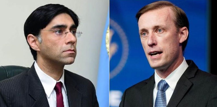 مشیر قومی سلامتی معید یوسف کی امریکی ہم منصب سے ملاقات،پاک امریکا تعاون  برقرار رکھنے پر اتفاق