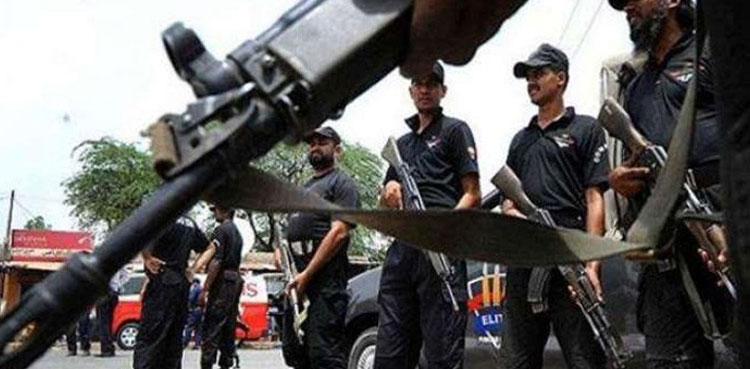 پولیس کی کارروائی،  گینگ وارکے 4 ٹارگٹ کلر میوہ شاہ قبرستان سے گرفتار