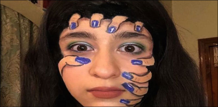 خوفناک میک اپ کرنے کی ماہر 13 سالہ ہدیٰ