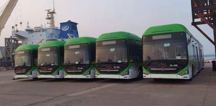 چین سے گرین لائن کی  40 بسیں کراچی آنے کیلئے تیار