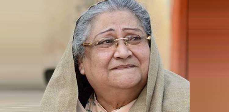 پاکستان کی معروف اور سینیئر اداکارہ دردانہ بٹ انتقال کر گئیں