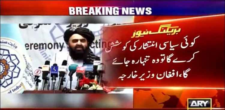 ہم دنیا کے ساتھ اچھے تعلقات چاہتے ہیں، افغان وزیرخارجہ