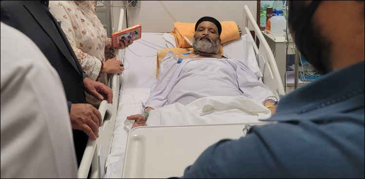 عمرشریف کی امریکا منتقلی، ایئر ایمبولینس کراچی ایئرپورٹ پر لینڈ کرگئی