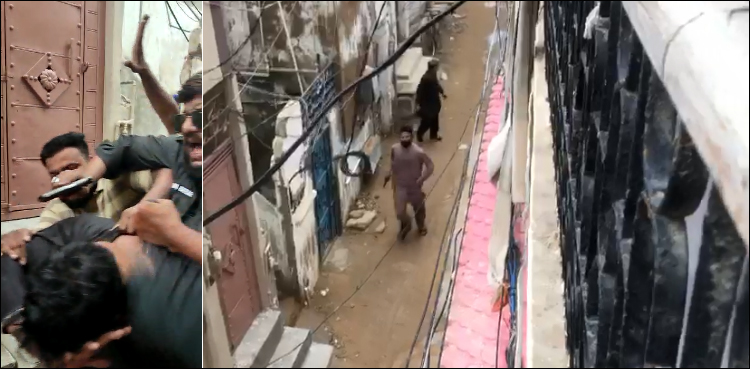 کورنگی عوامی کالونی میں مبینہ پولیس مقابلے کی ویڈیوز سامنے آ گئیں