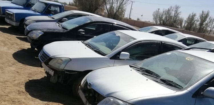 نان کسٹم پیڈ گاڑیوں کیخلاف کریک ڈاؤن جاری، 17 گاڑیاں تحویل میں لے لی گئیں