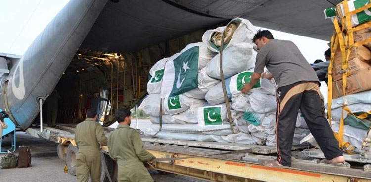 پاکستان  کا افغان عوام کیلئے امدادی سامان بھیجنے کا فیصلہ