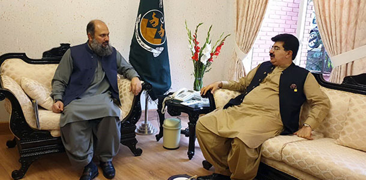 چیئرمین سینیٹ کا دورہ بلوچستان کام کرگیا