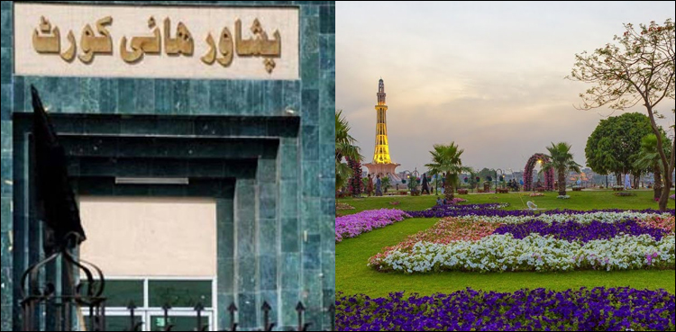 چیف جسٹس پشاور ہائی کورٹ کا لاہور کی طرح صوبے کے باغات کو خوبصورت بنانے کی ہدایت