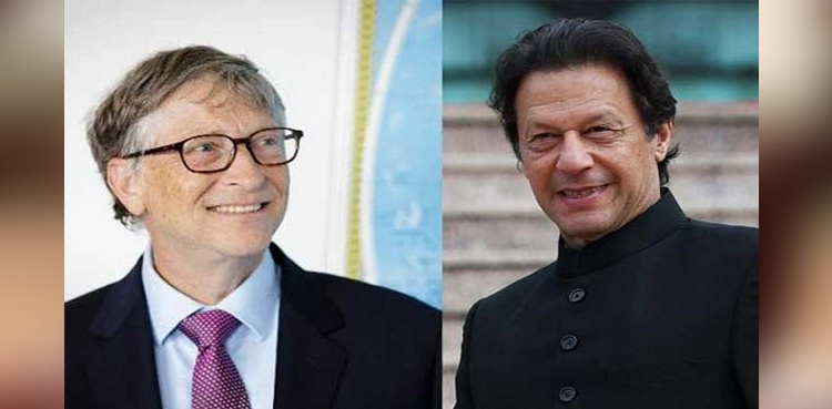 بل گیٹس کا وزیراعظم عمران خان کو فون، اہم امور پر تبادلہ خیال