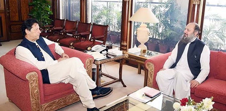 وزیراعظم عمران خان سے وزیراعلیٰ جام کمال کی اہم ملاقات