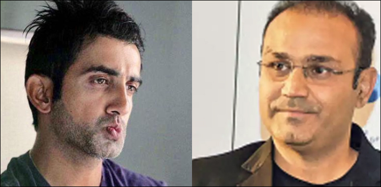 پاکستان کی جیت کے پٹاخے سہواگ اور گمبھیر سے برداشت نہ ہوئے!