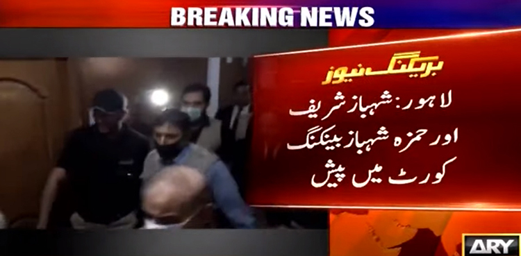شہباز شریف ،حمزہ شہباز کی عبوری ضمانت میں20 نومبر تک توسیع