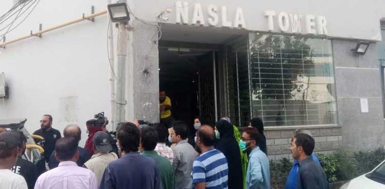 نسلہ ٹاور کے پانی ، بجلی اور گیس کے کنکشنز منقطع کر دیئے گئے