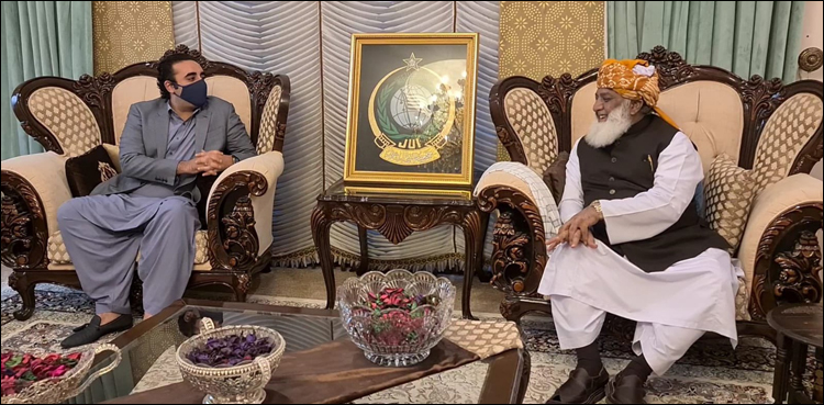 بلاول بھٹو اور مولانا فضل الرحمان  میں ملاقات کی اندرونی کہانی