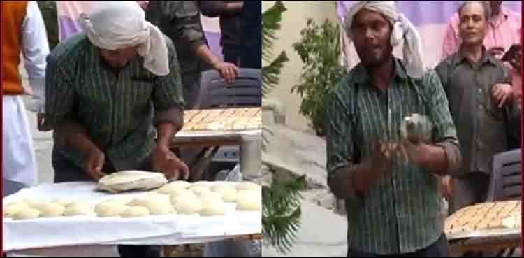 تندور والے کی انتہائی کراہیت آمیز حرکت، ویڈیو وائرل