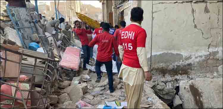 شیرشاہ دھماکہ: مزید دو لاشیں برآمد، جاں بحق افراد کی تعداد 17 ہوگئی
