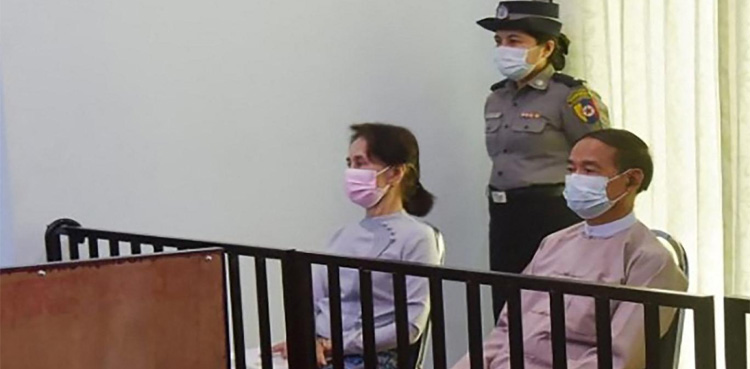 آنگ سانگ سوچی کو چار سال قید کی سزا سنا دی گئی