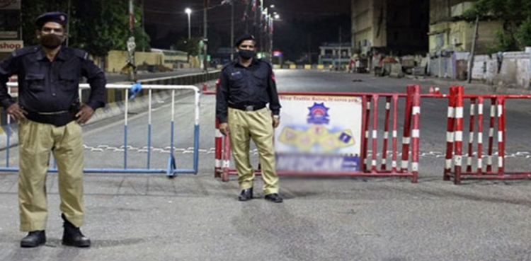کراچی کے مختلف علاقوں میں اسمارٹ لاک ڈاؤن کا نفاذ
