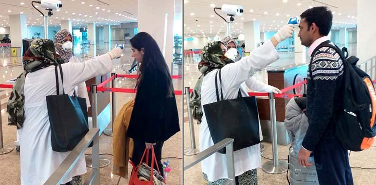 کراچی : بیرون ملک جانے والے 36 مسافروں میں کورونا کی تصدیق