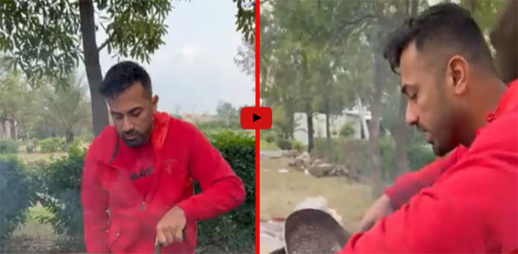 وہاب ریاض کی ‘چنے بیچنے’ کی ویڈیو وائرل