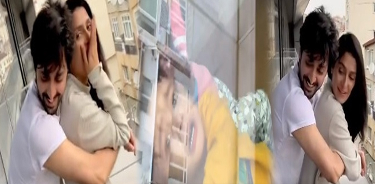 عائزہ دانش کے فوٹو شوٹ میں بچوں کی انٹری، ویڈیو وائرل