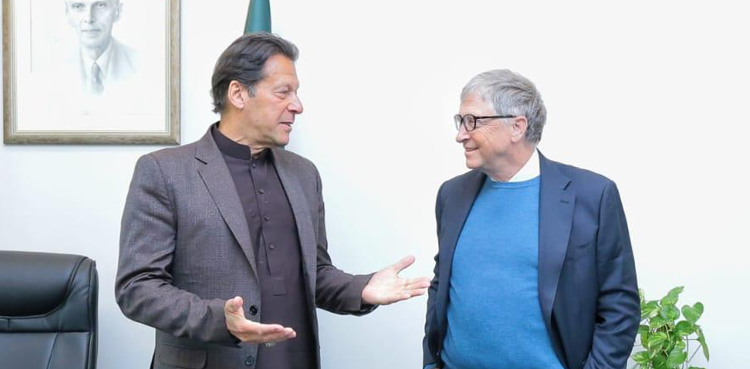 وزیراعظم عمران خان کا  پولیو کے خاتمے کیلئے تعاون پر بل گیٹس سے اظہار تشکر