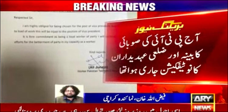 پی ٹی آئی سندھ تنظیمی اختلافات، عہدے داران کے استعفوں کی لائن لگ گئی